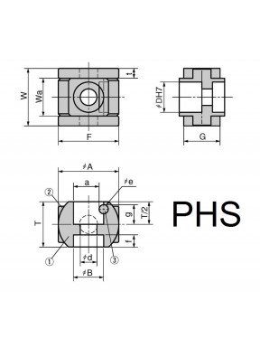 INCLINED PIN HOLDER FOR PCSUF (PHS)
